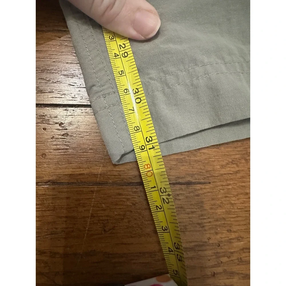 the north‎ face khaki cargo pants nylon outdoor 38x31